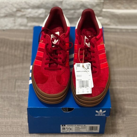 NWT !! - ADIDAS - Original Women's Gazelle BOLD Shoes - SIZE: 8.5 - Picture 6 of 11